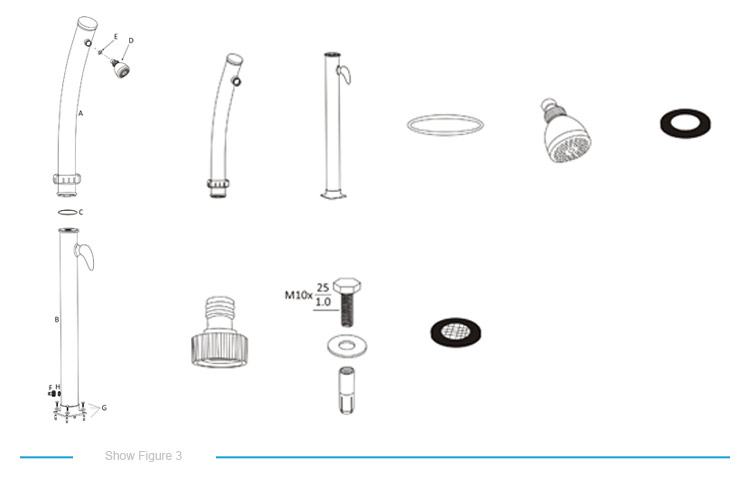 35L Durable Integrated Black Stainless Steel Heat Outdoor Garden Solar Shower